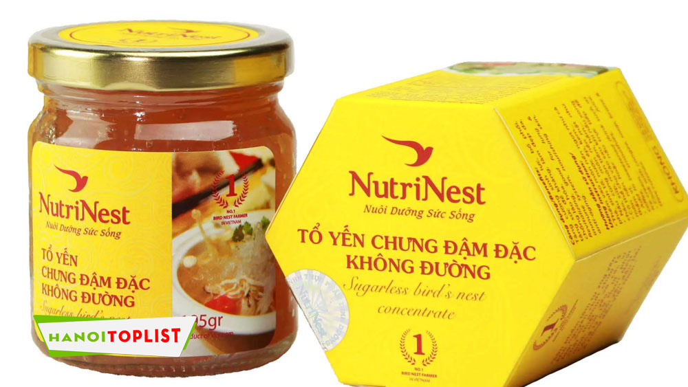 Súp yến chưng đậm đặc không đường lọ đơn 190gr