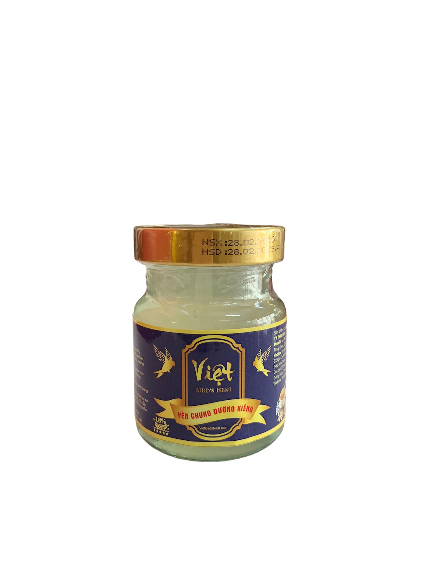 Hộp 6 Yến chưng đường kiêng Việt Bird's Nest