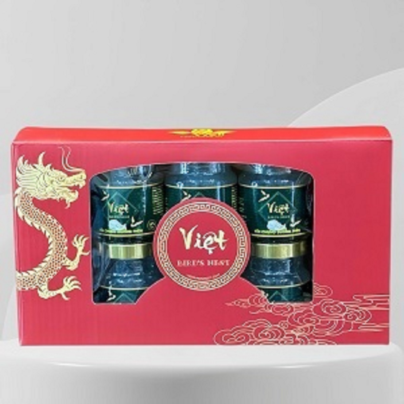 Hộp quà 10 hũ yến chưng đường phèn Việt Bird’s Nest